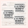 Gardening Is My New Hobby #Cheapfood Sticker Set of 3 From Made By R And R
