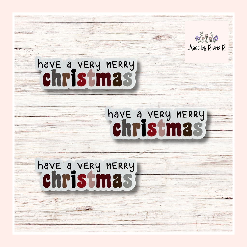 Have A Very Merry Christmas Sticker Set of 3
