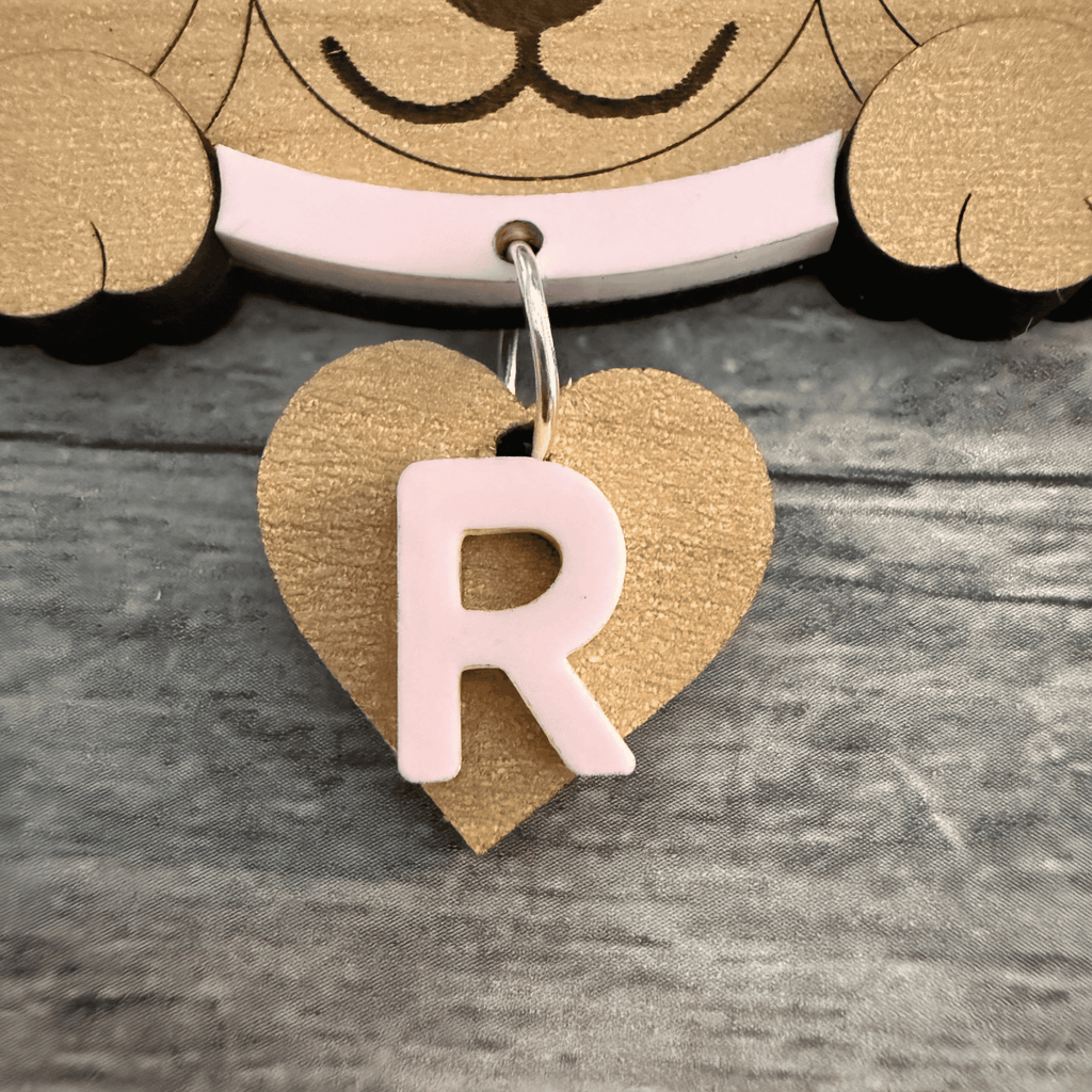 Custom Bunny Head Wood Ornament From Made By R And R