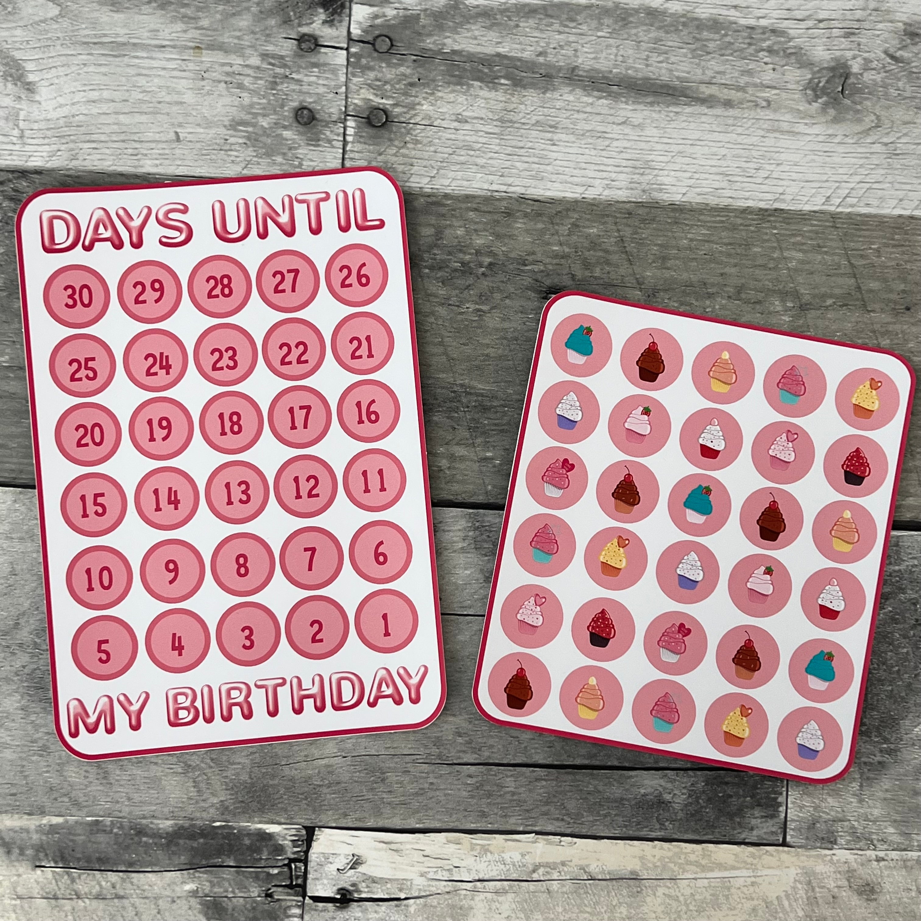 Holiday Countdown Stickers from Made By R And R