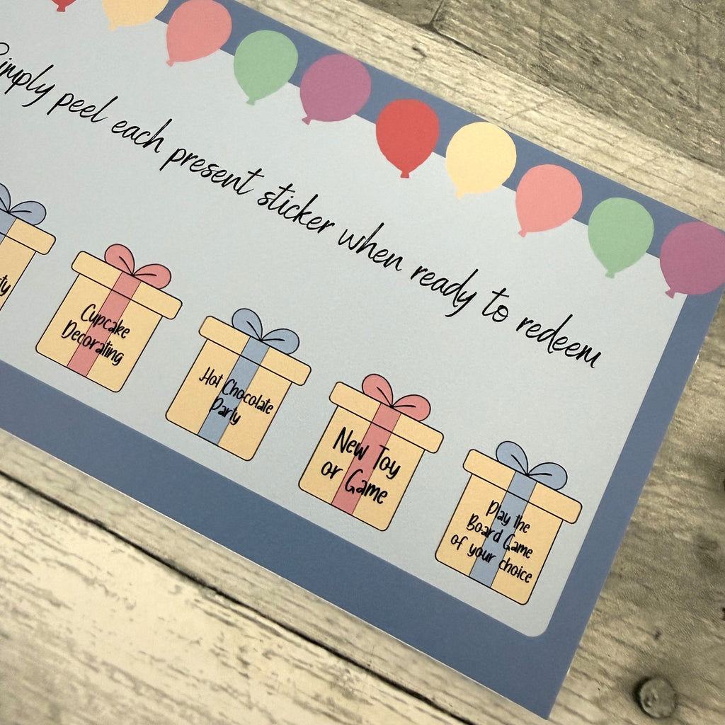 Birthday Certificate For Young Children with Peelable Present Stickers From Made By R And R