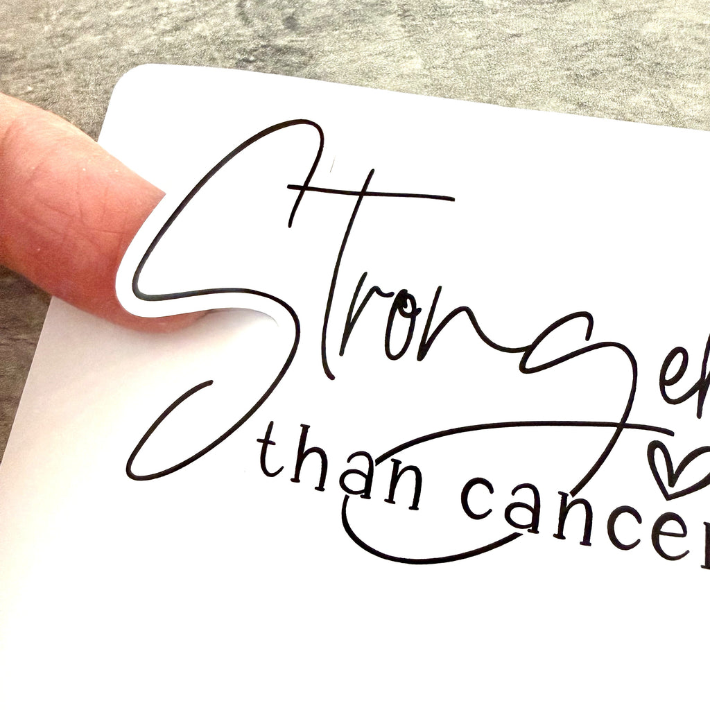 Stronger Than Cancer Stickers (set of 4)