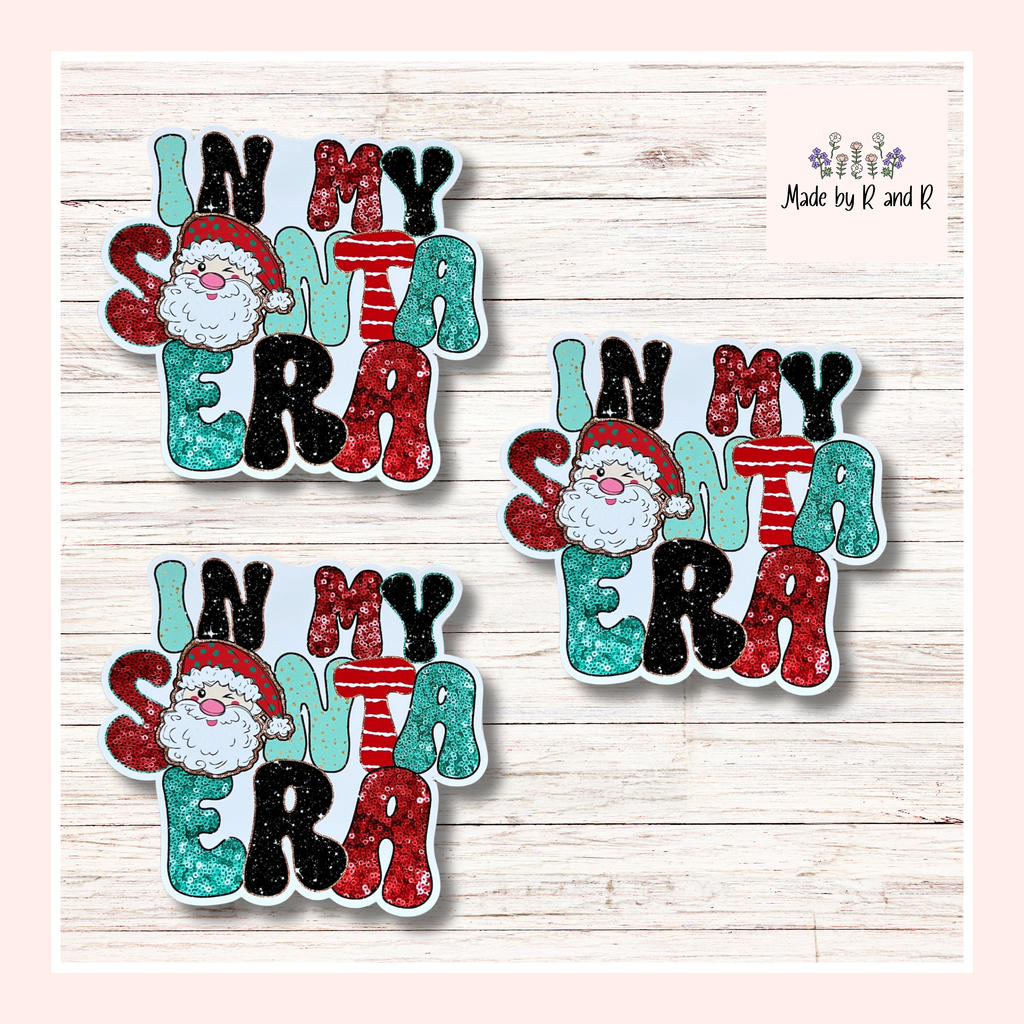 In My Santa Era Sticker Set of 3