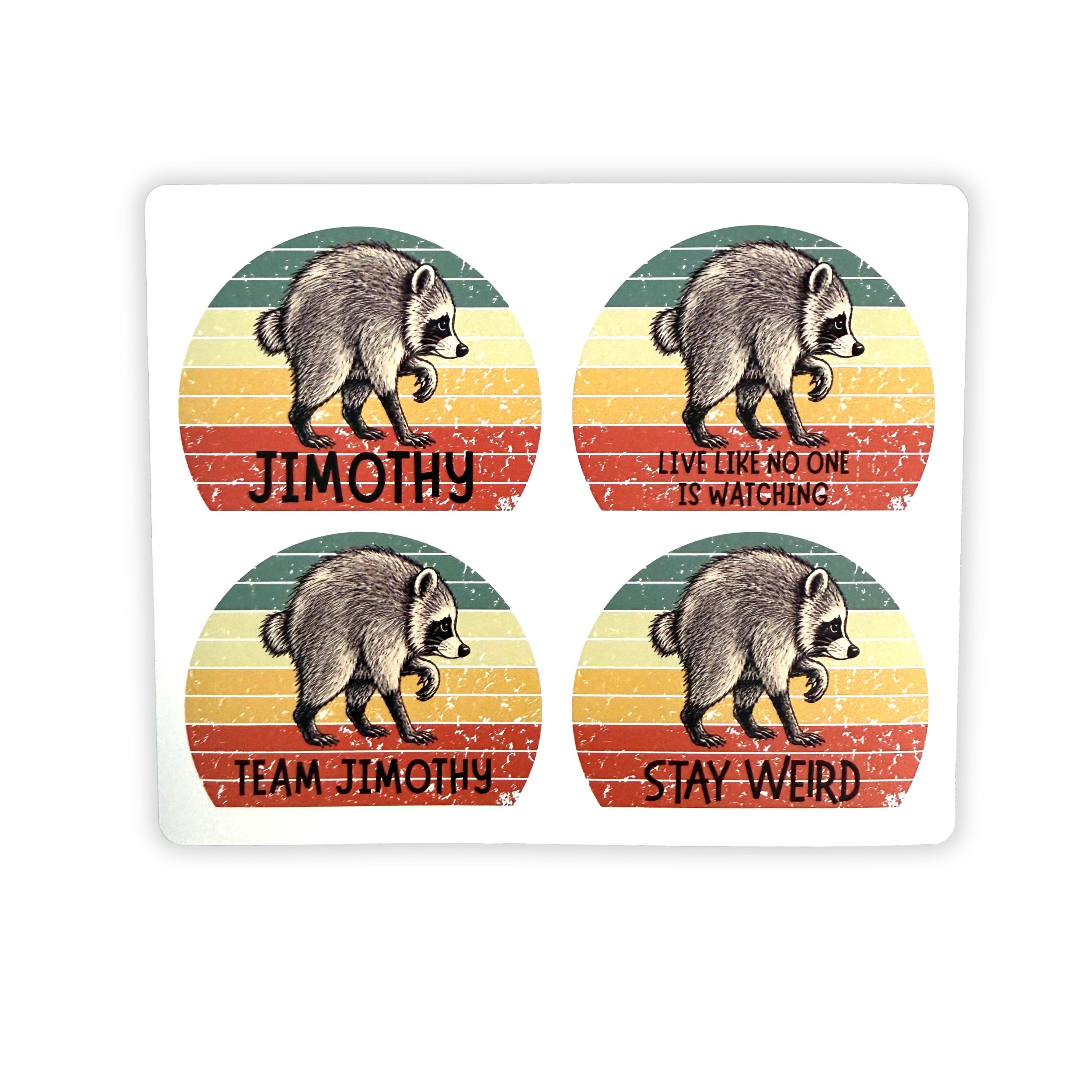Jimothy Stickers (Set of 4)