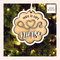 Made To Care RN or Nurse Wood Ornament From Made By R And R