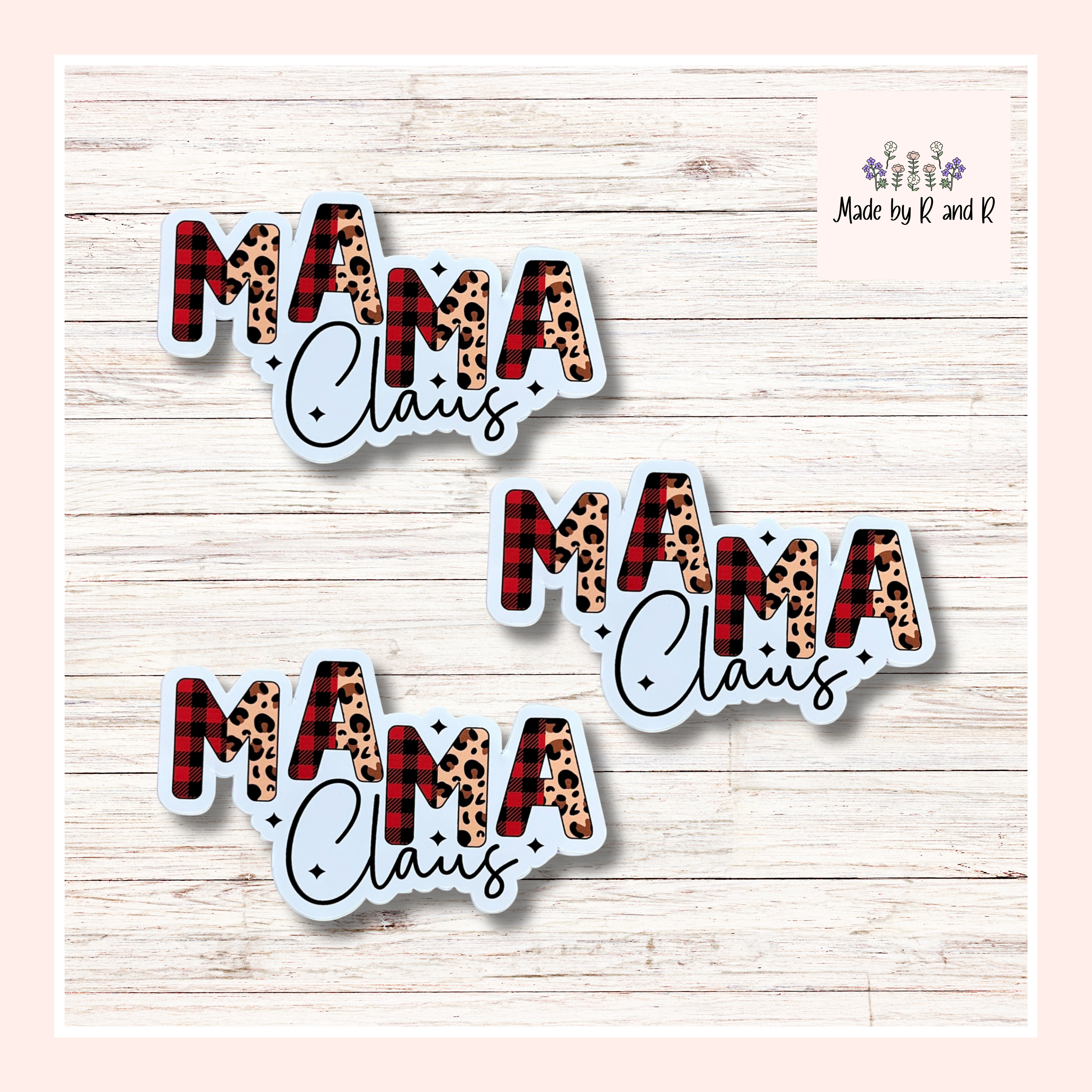 Mama Claus Sticker Set of 3