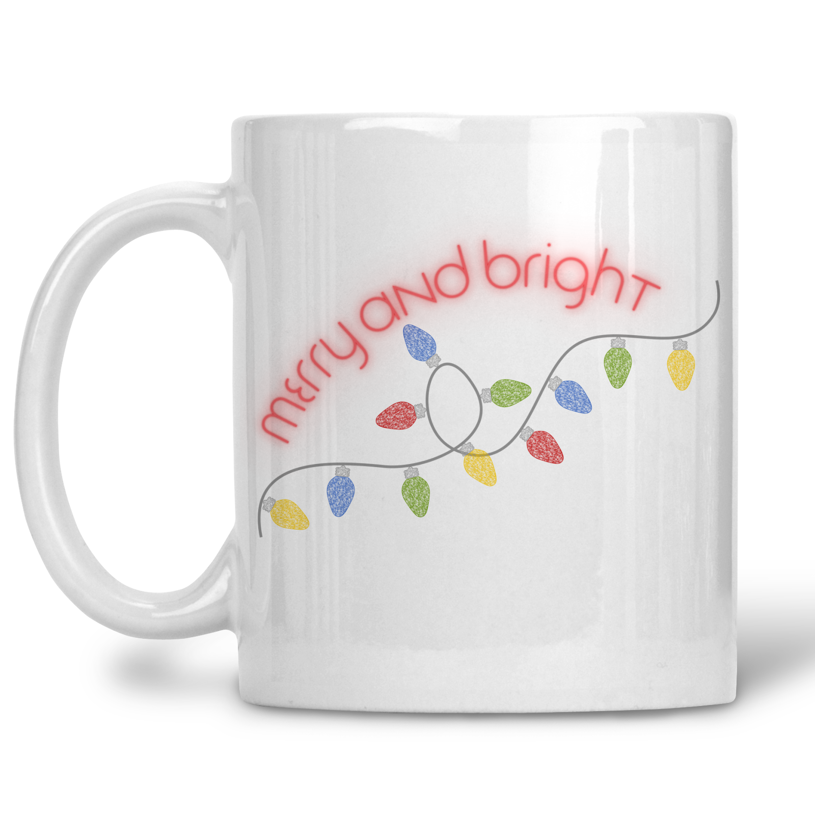 Lace Christmas Light Mugs From Made By R And R