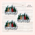 Merry and Bright Sticker Set of 3