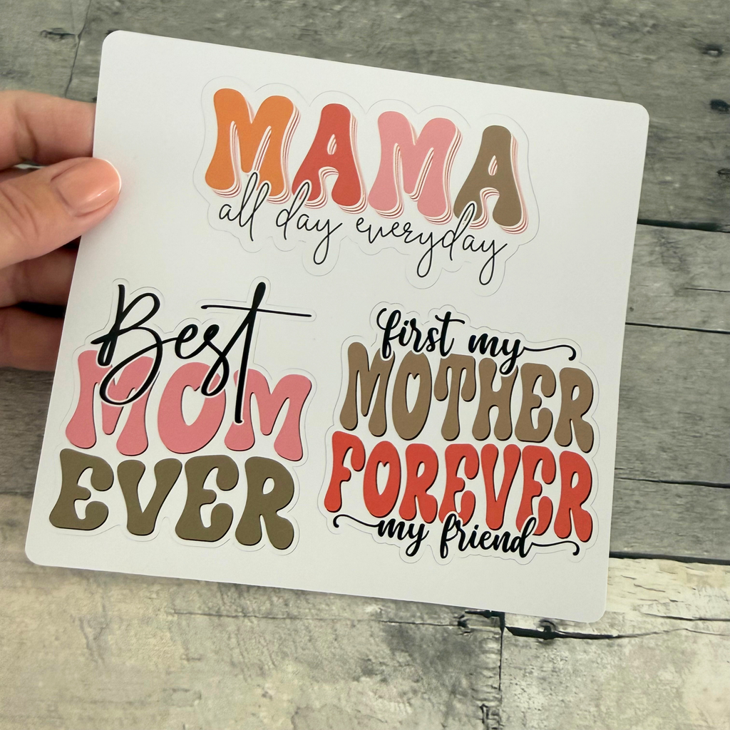 Mom Stickers (Set of 3)