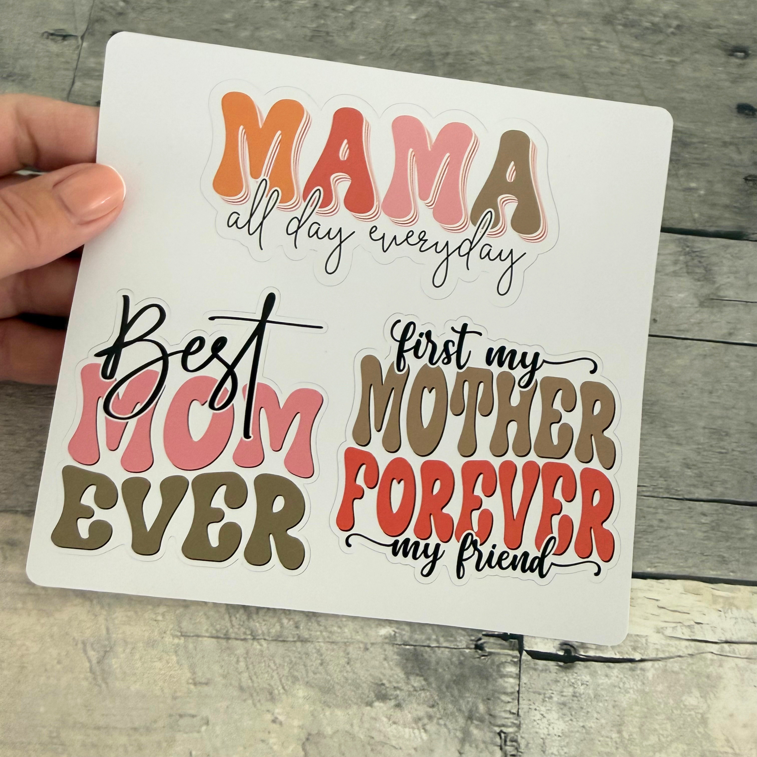 Mom Stickers (Set of 3)