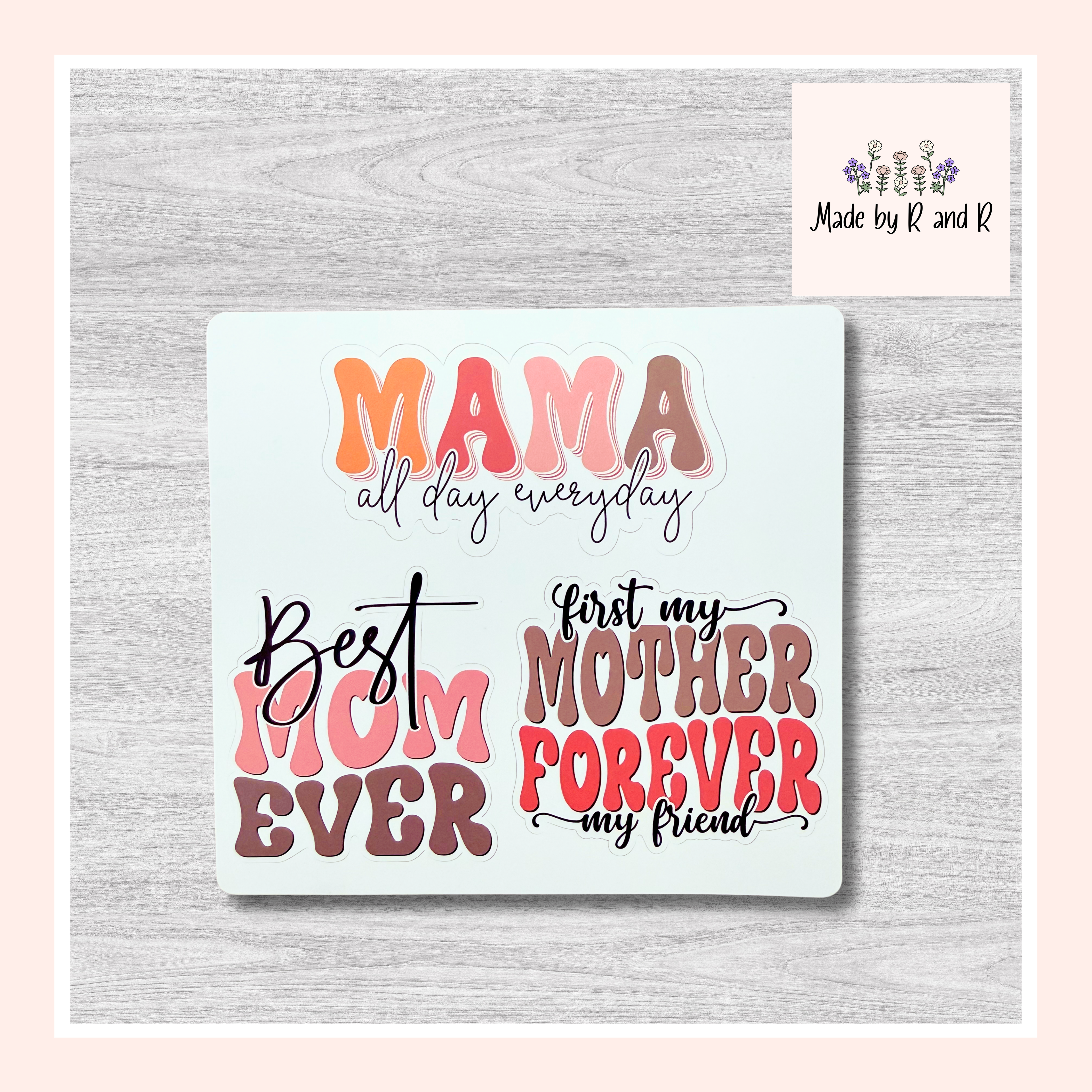 Mom Stickers (Set of 3)