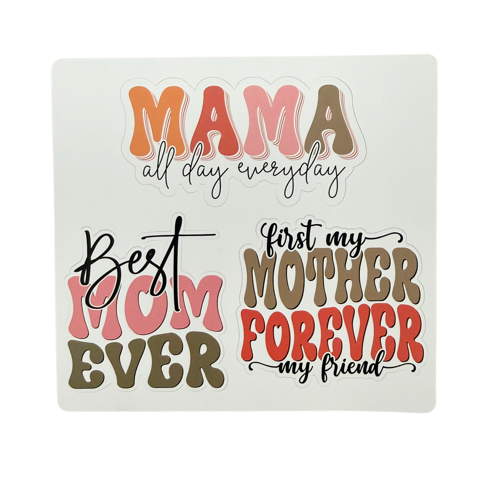 Mom Stickers (Set of 3)