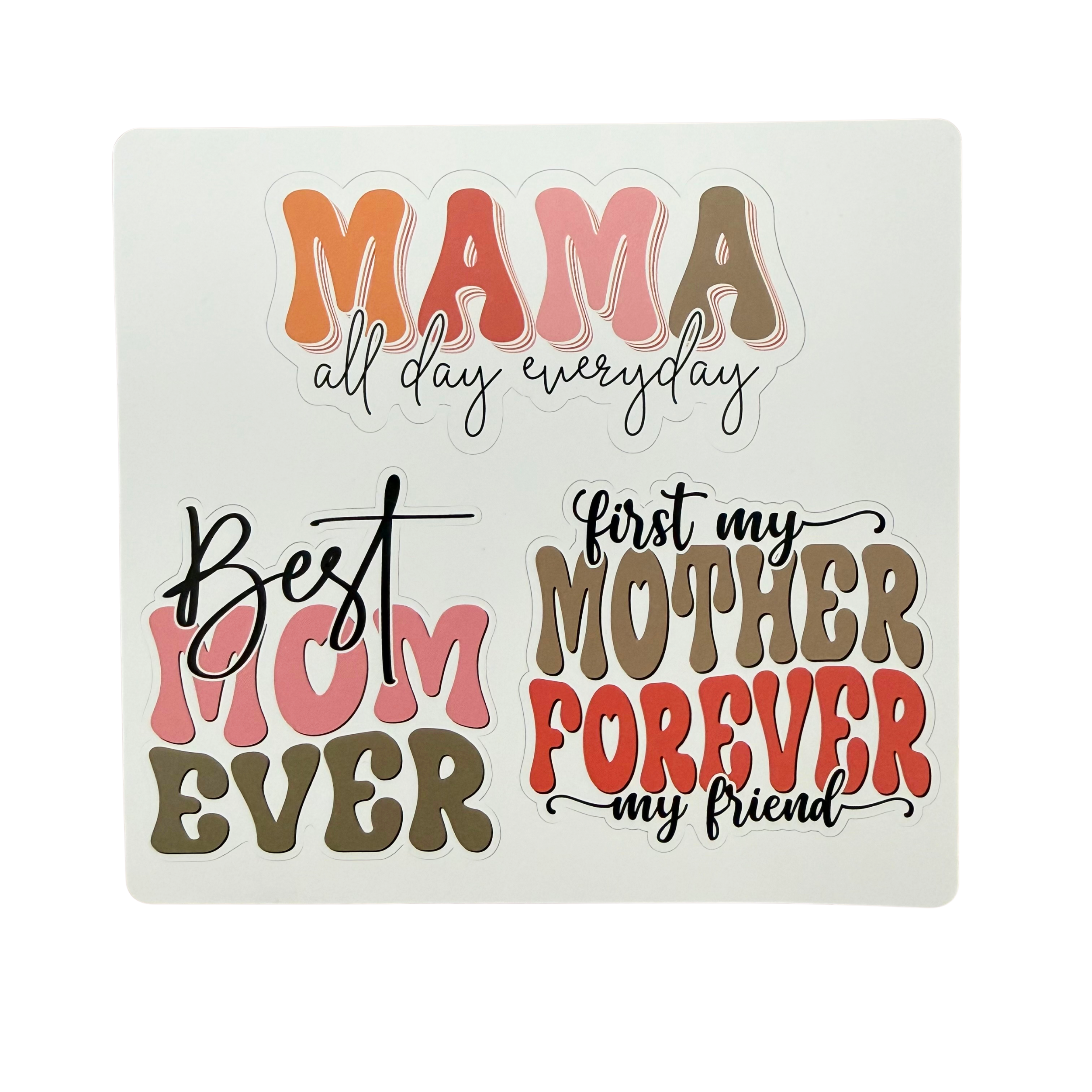 Mom Stickers (Set of 3)