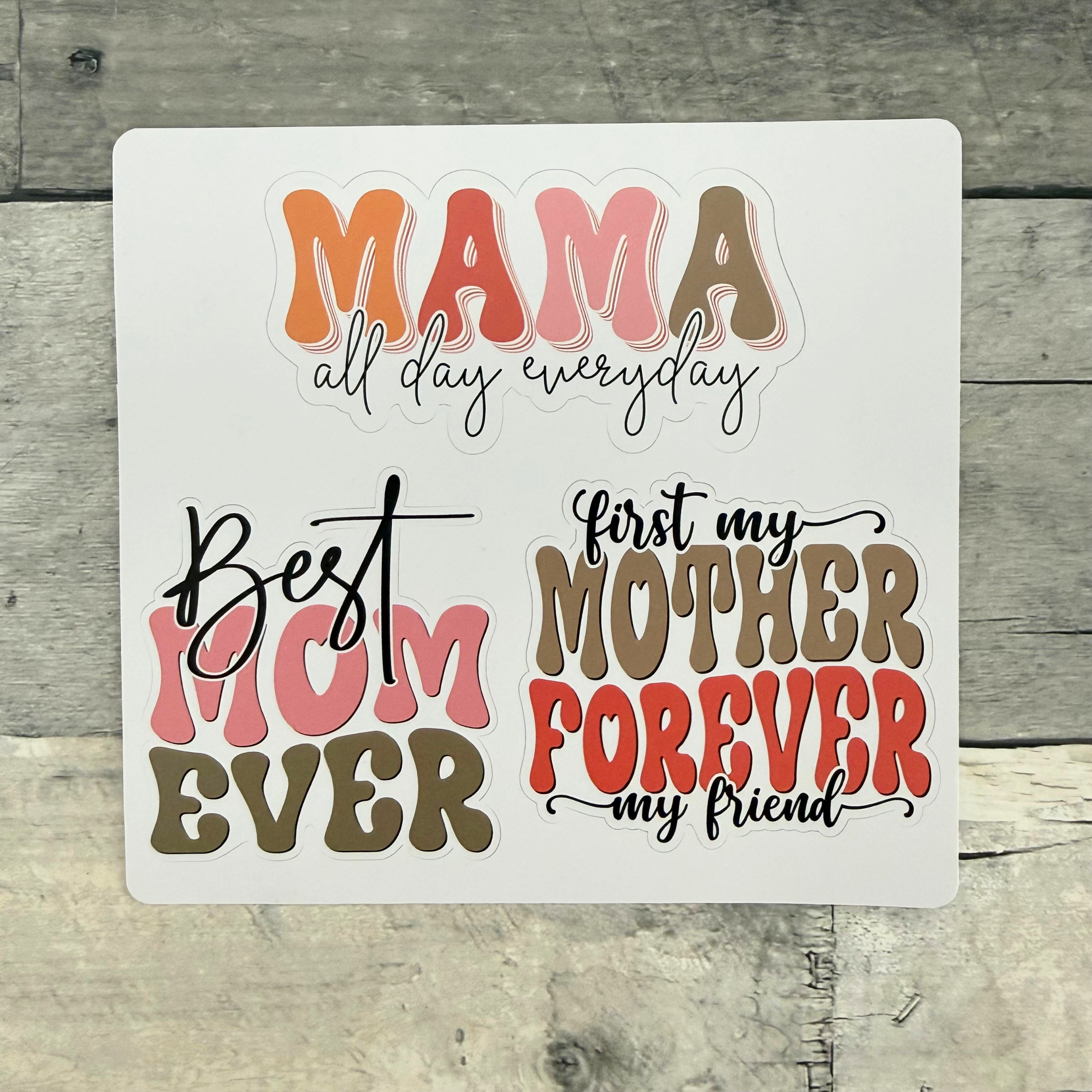 Mom Stickers (Set of 3)