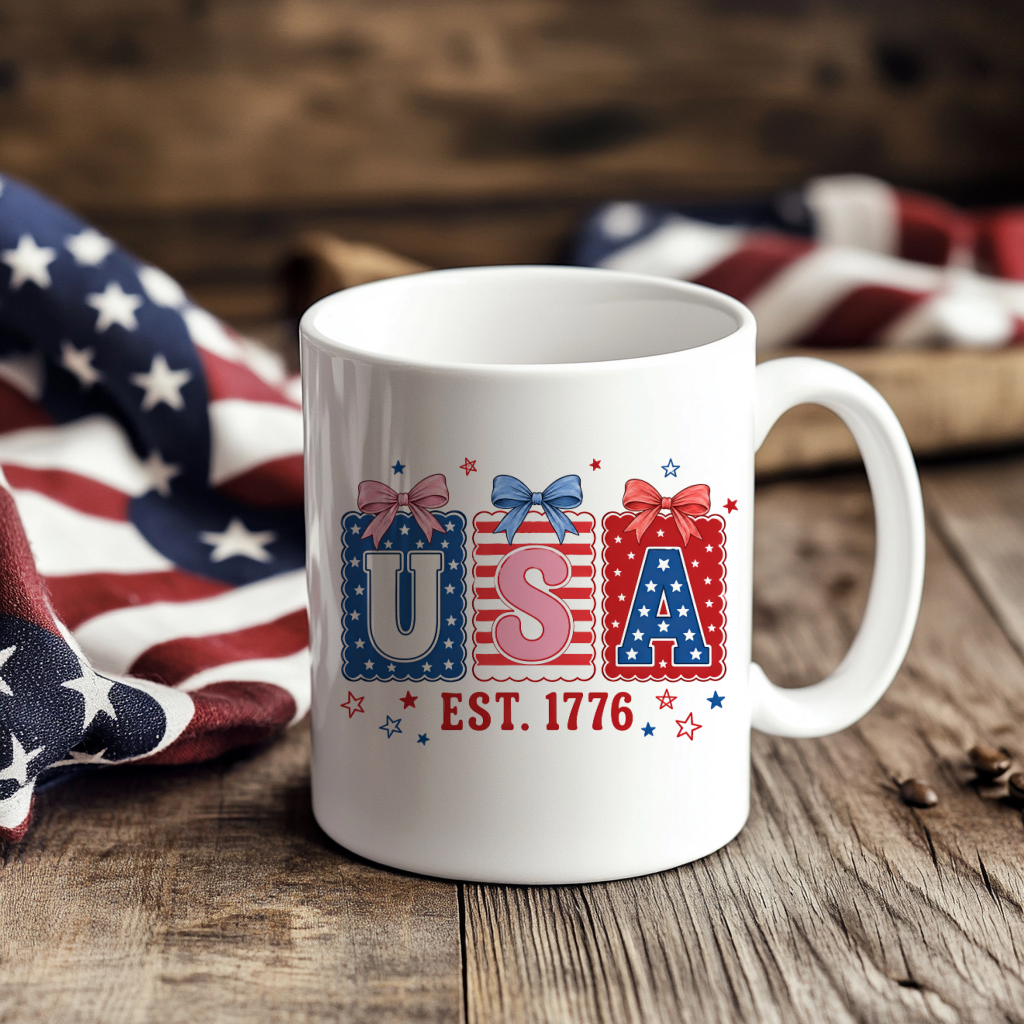 Patriotic Mugs for America's 250th