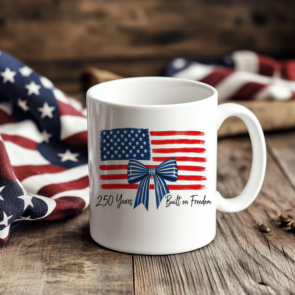 Patriotic Mugs for America's 250th