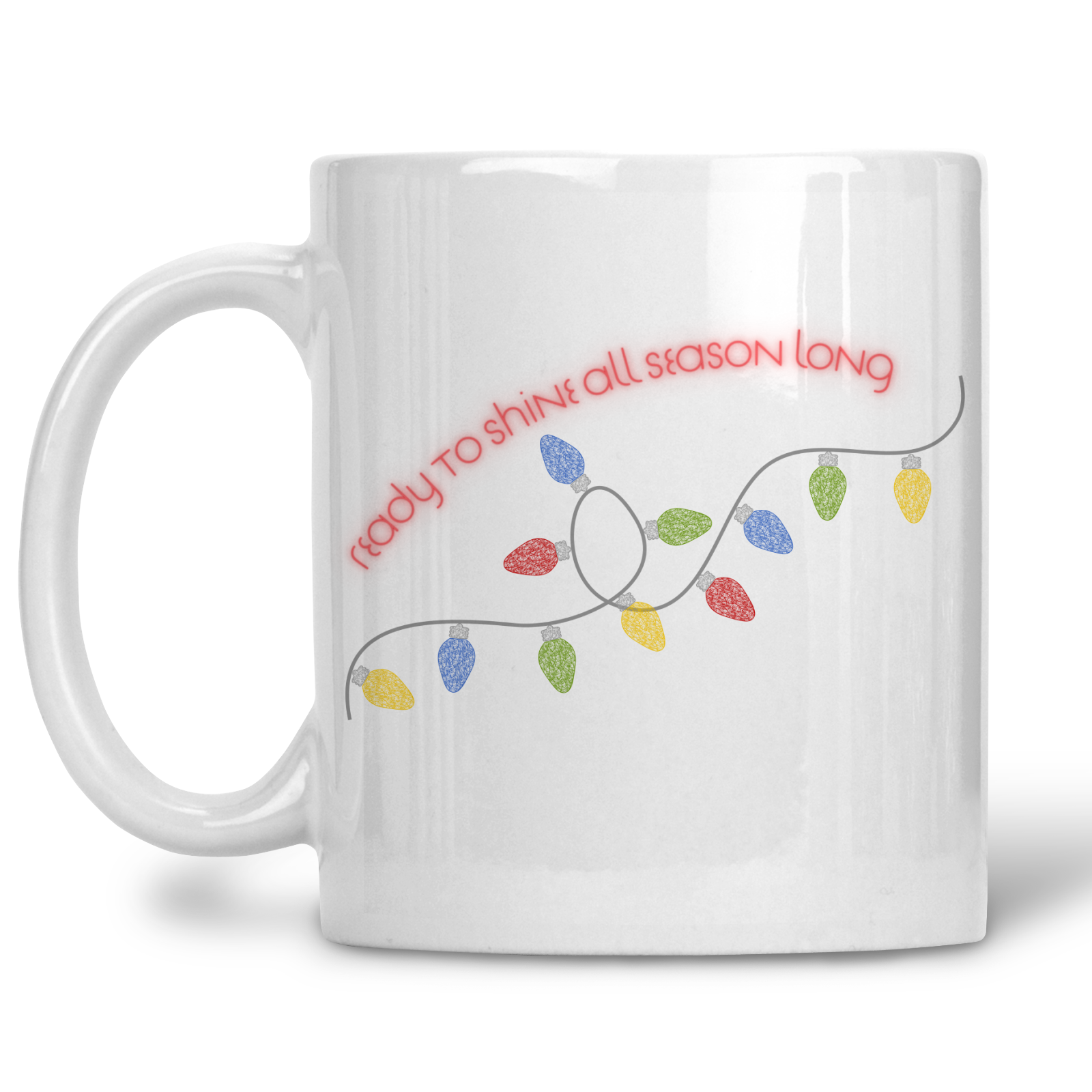 Lace Christmas Light Mugs From Made By R And R