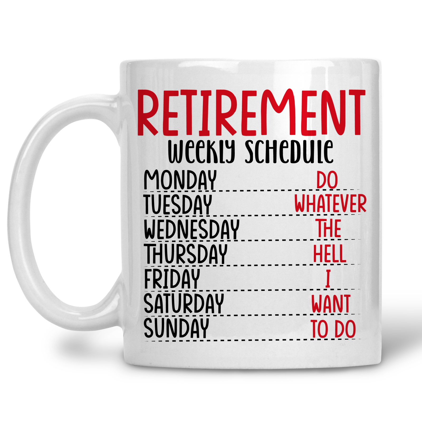 Retirement Mugs From Made By R And R