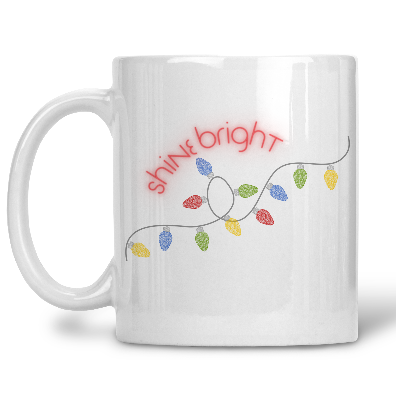 Lace Christmas Light Mugs From Made By R And R