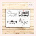 Stronger Than Cancer Stickers (set of 4)