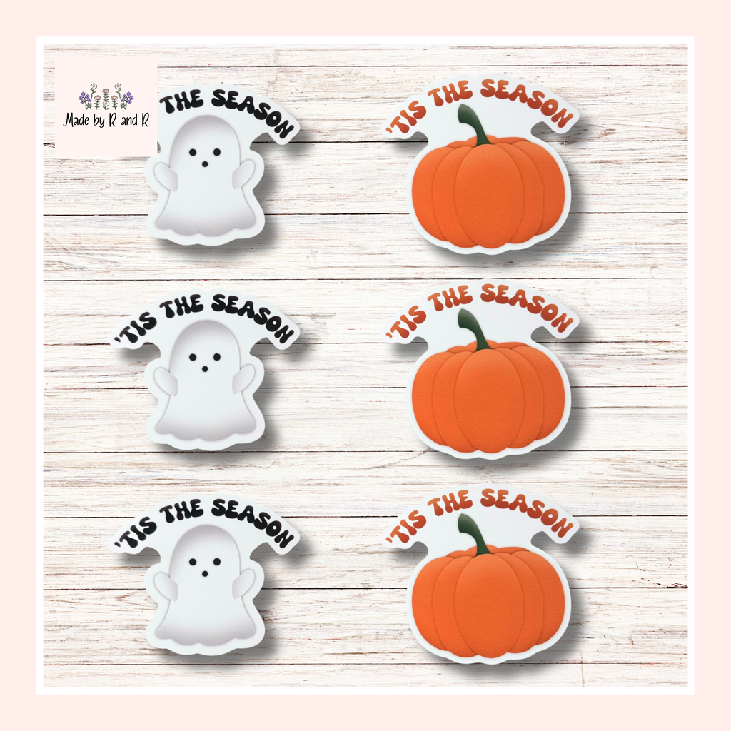 Tis The Season Halloween Stickers Set of 3 (Choose One) From Made By R And R
