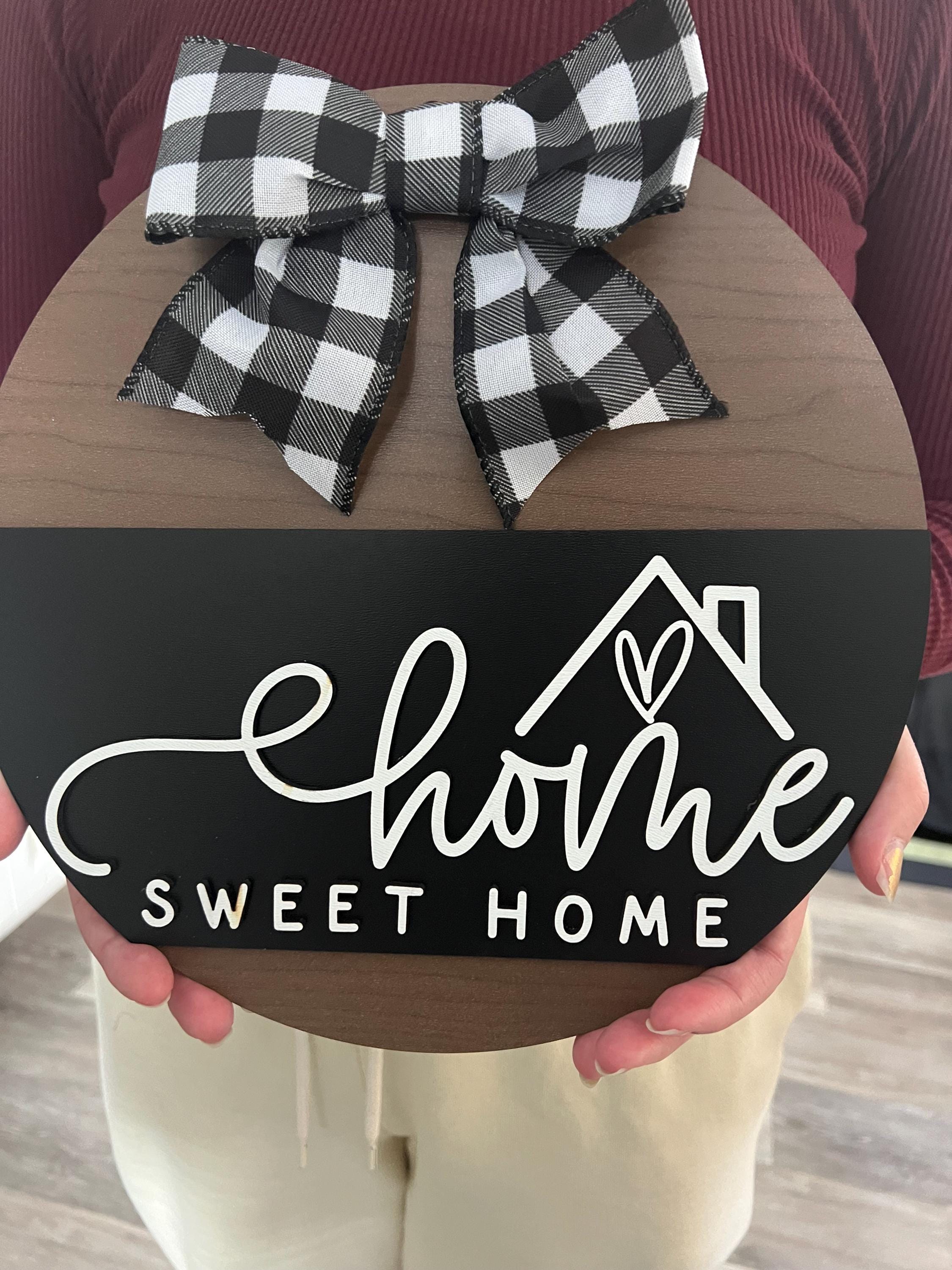 Home Sweet Home Wood Sign