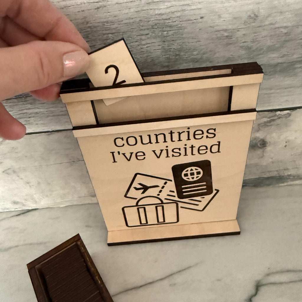 Countries I've Visited Tracker From Made By R And R