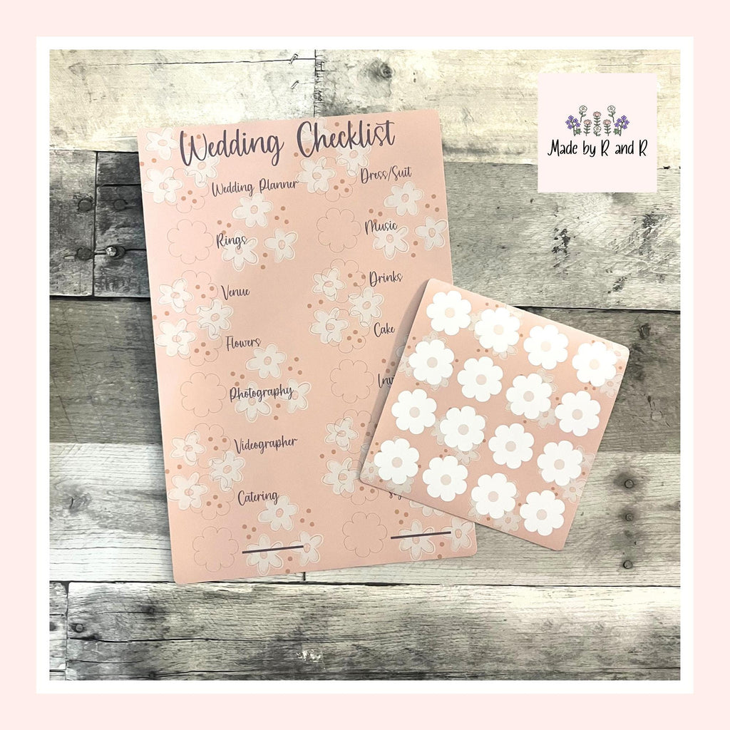 Wedding Checklist Sticker