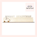 Merry Christmas Truck Wood Holiday Countdown