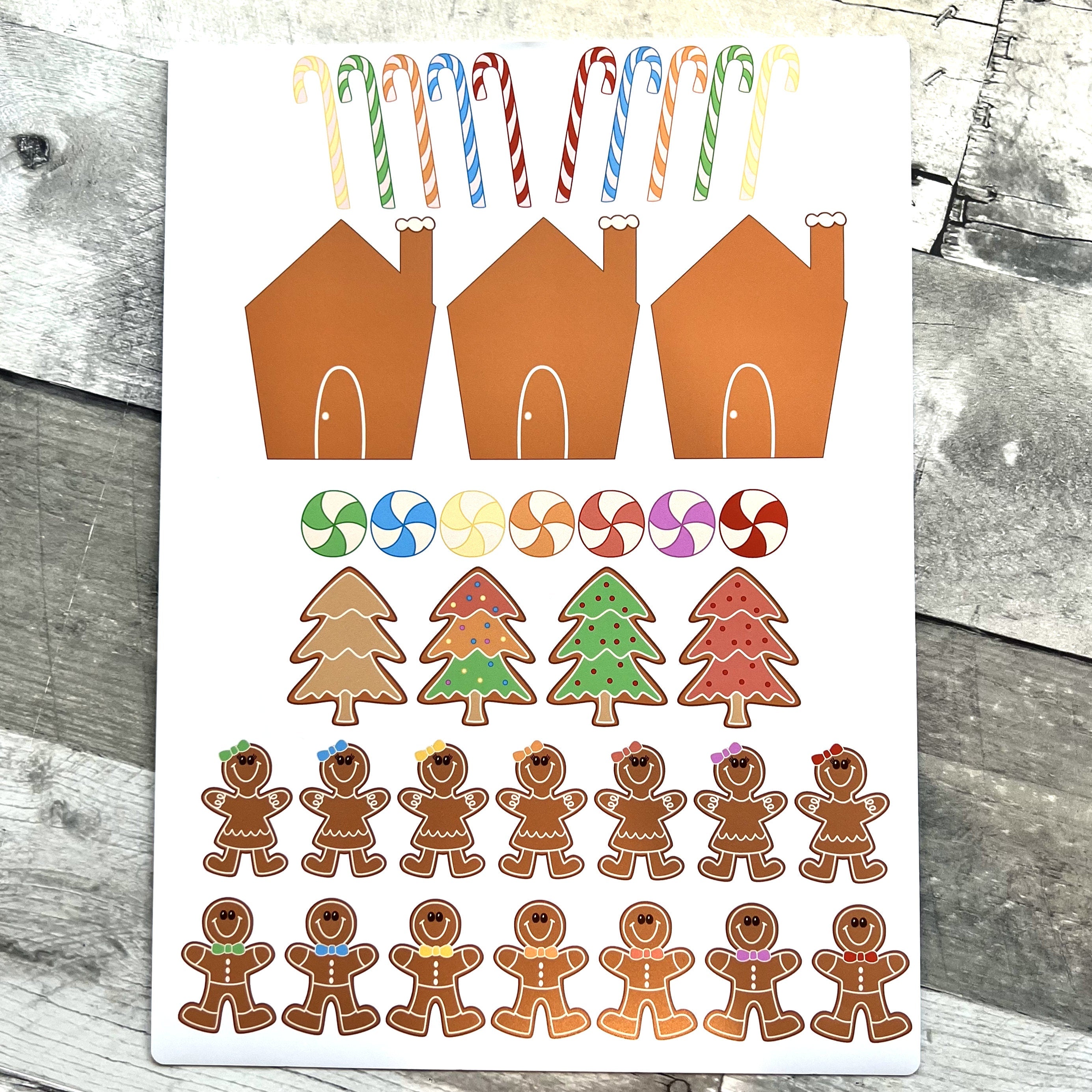 Build A Gingerbread House Sticker