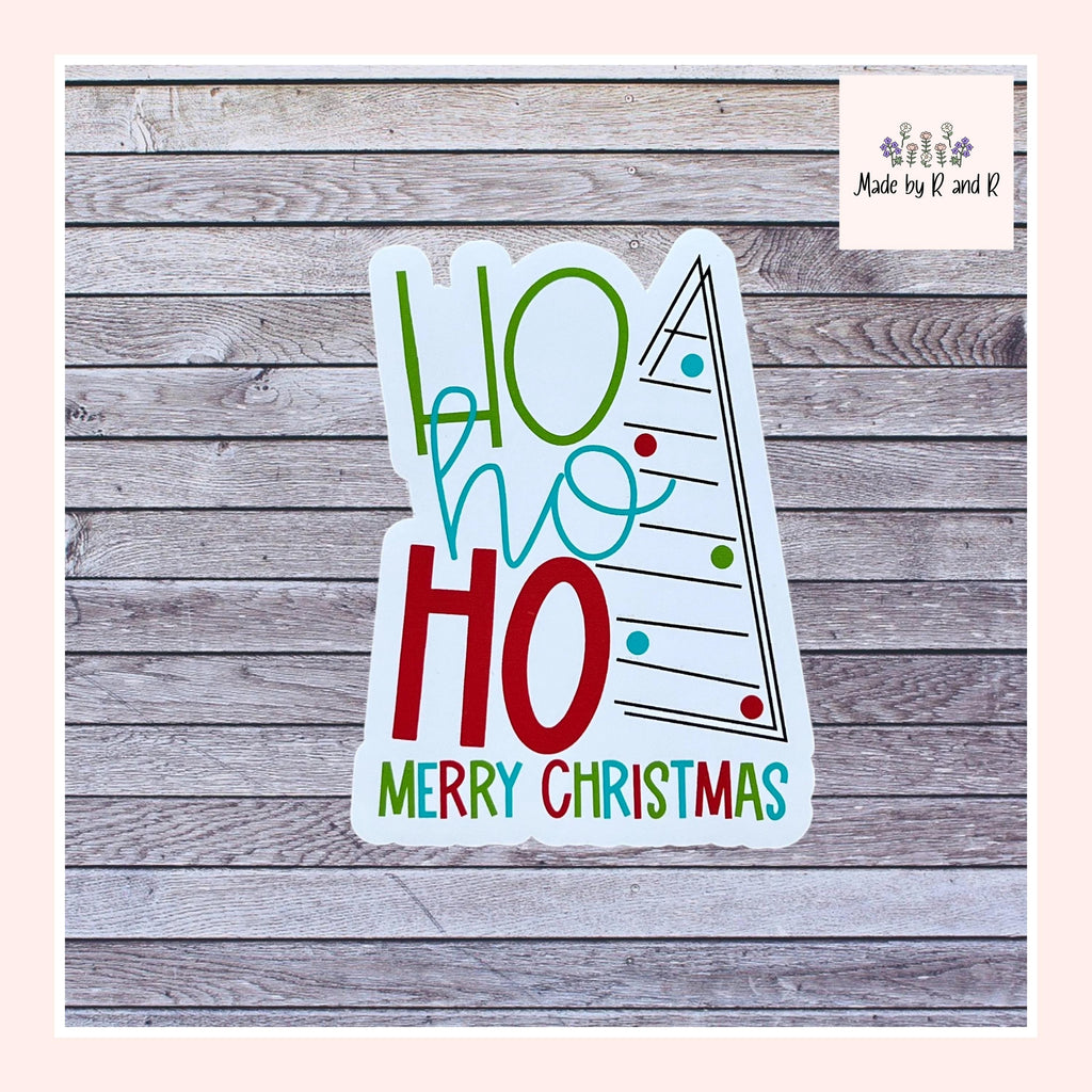 Ho Ho Ho Merry Christmas Sticker