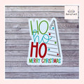 Ho Ho Ho Merry Christmas Sticker