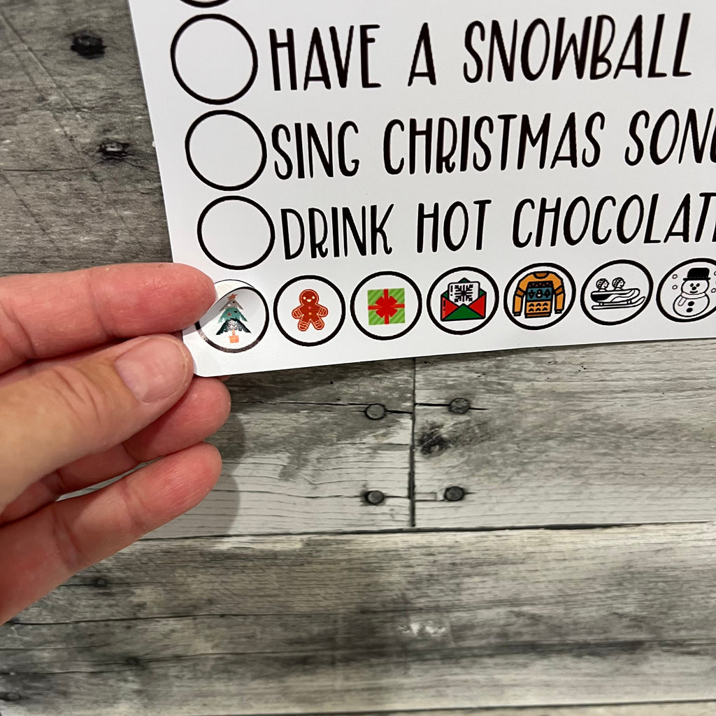 Winter Bucket List Sticker