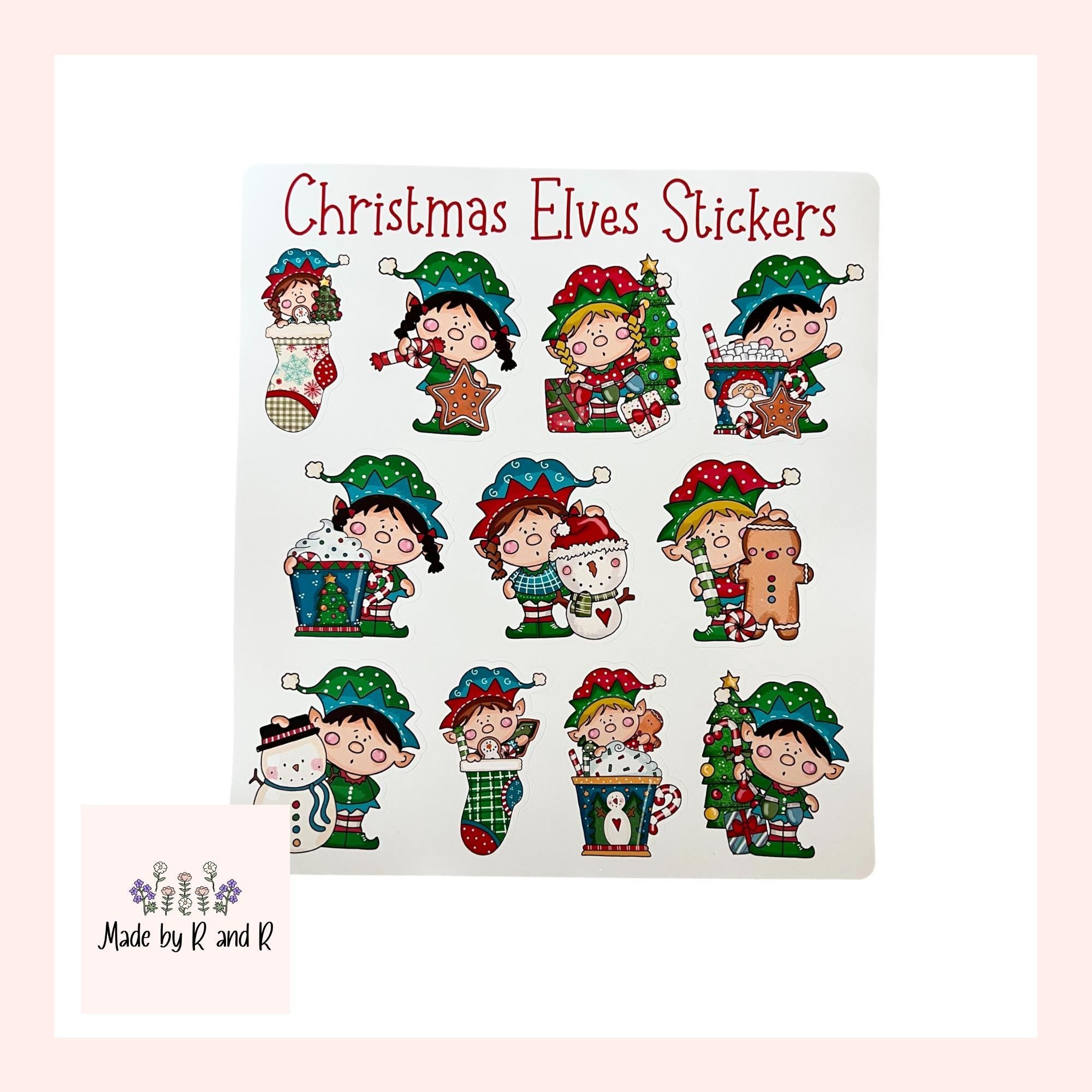 Christmas Elves Stickers