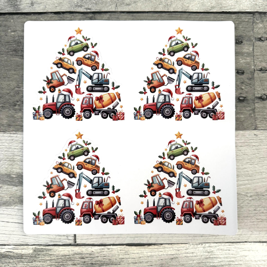 Vehicle Christmas Stickers (set of 4)