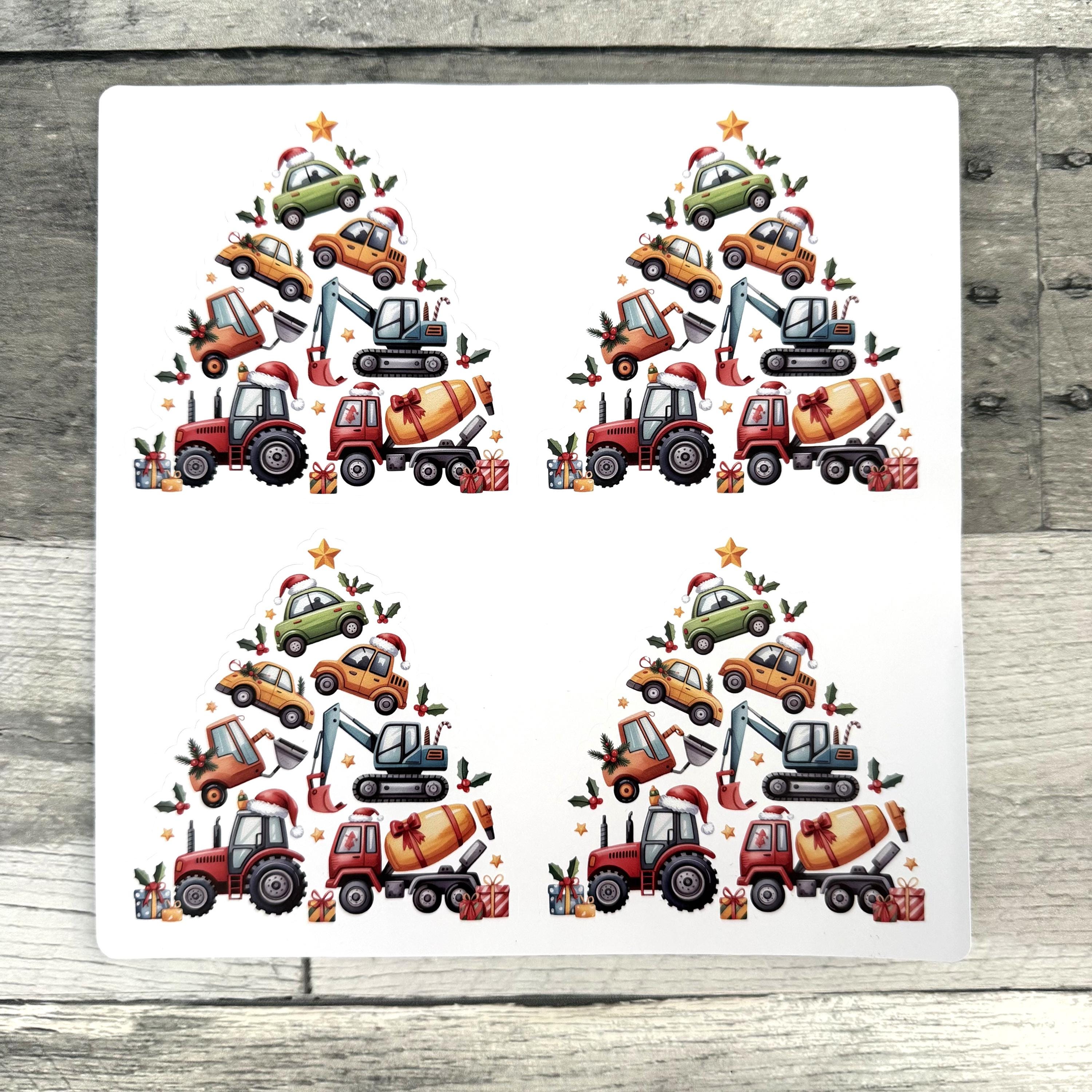 Vehicle Christmas Stickers (set of 4)