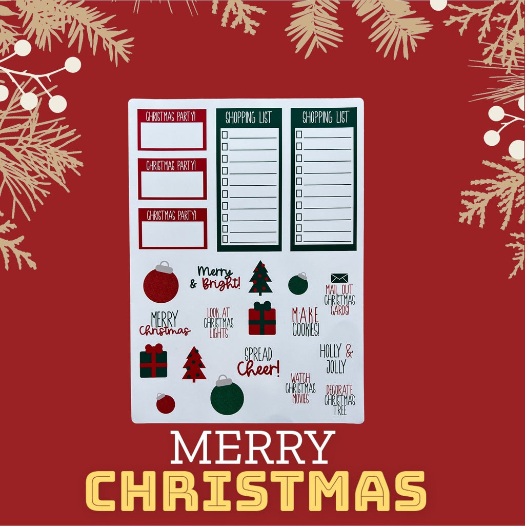 Christmas Planner Stickers
