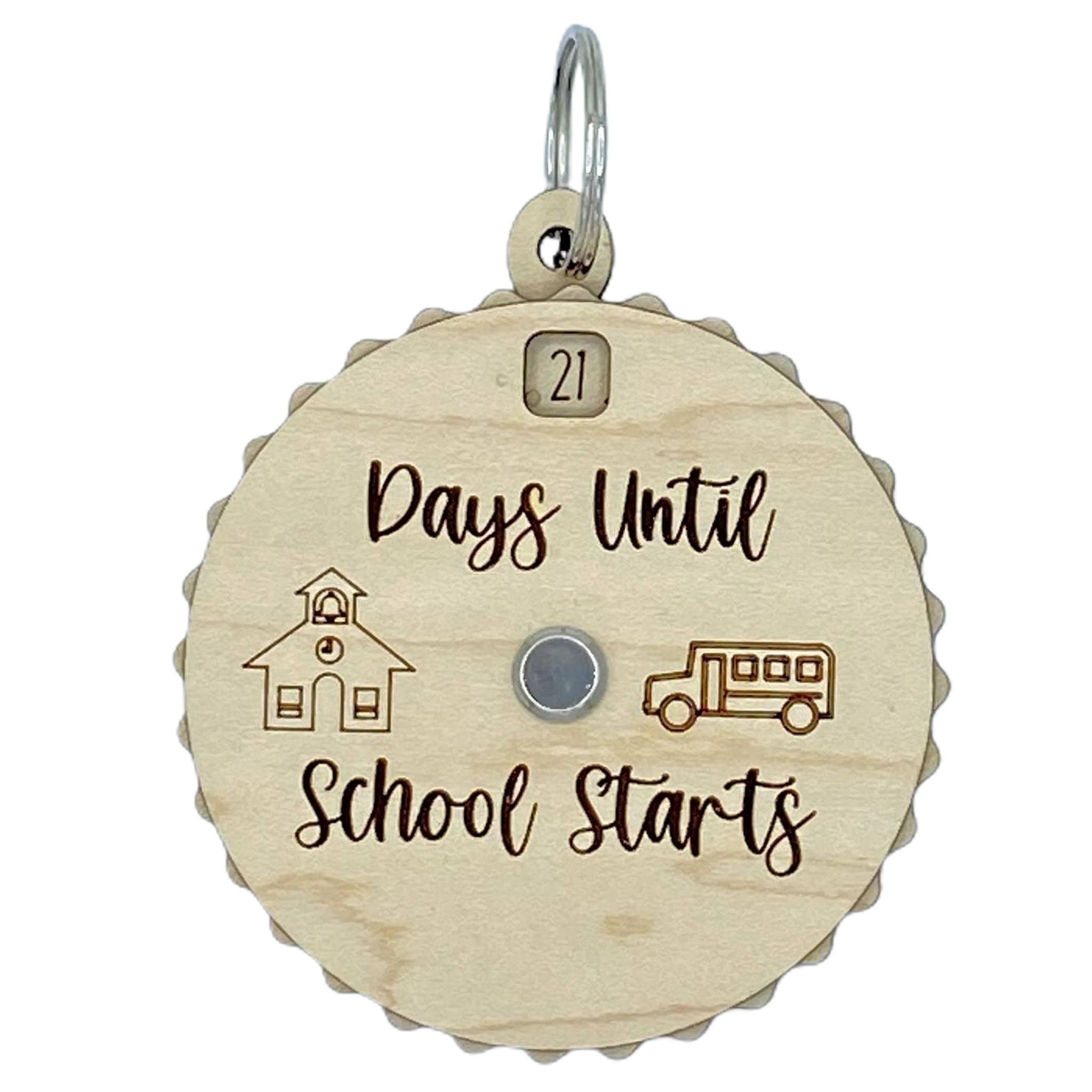 Days Until School Starts 30 Day Countdown Spinner