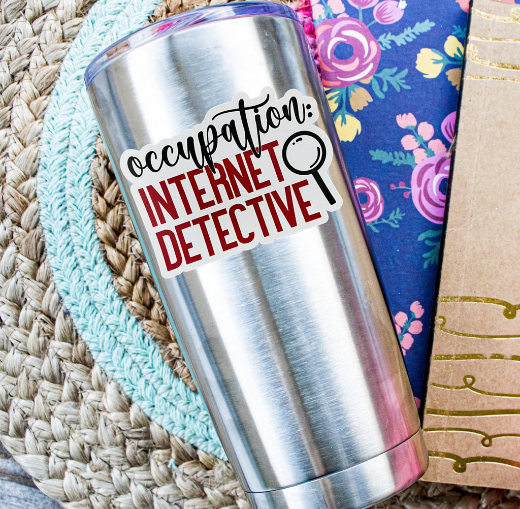 Occupation Internet Detective Sticker (Set of 3)