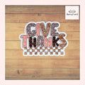 Give Thanks Sticker