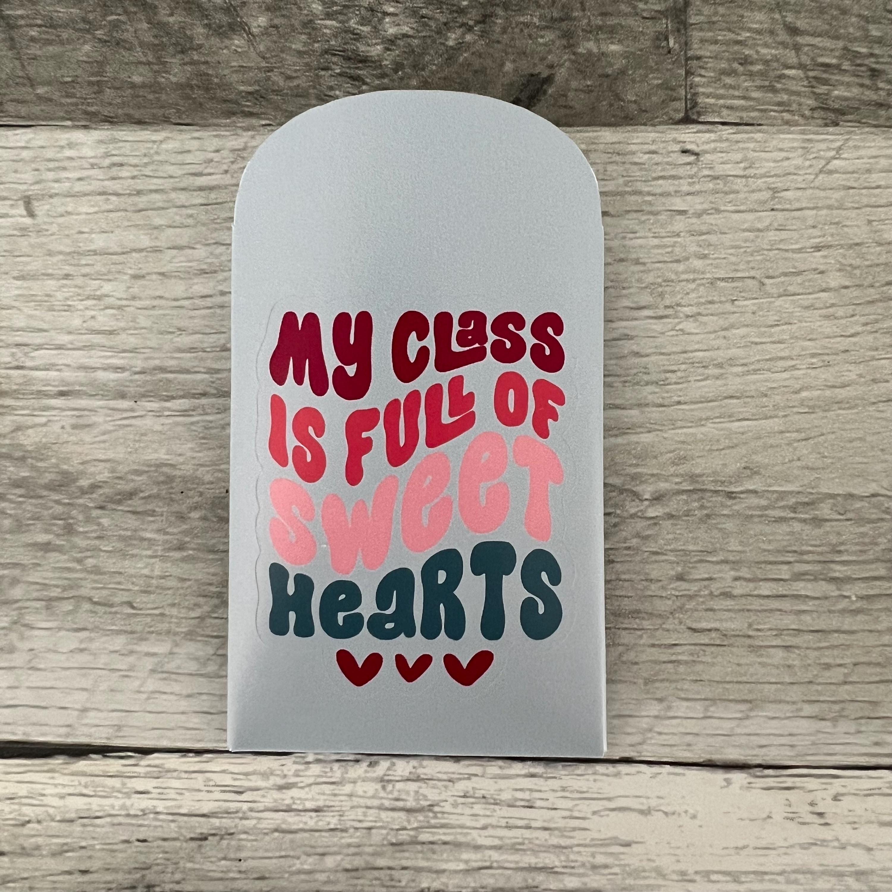 My Class Is Full Of Sweet Hearts Valentine Envelopes (Set of 10) *candy NOT included*