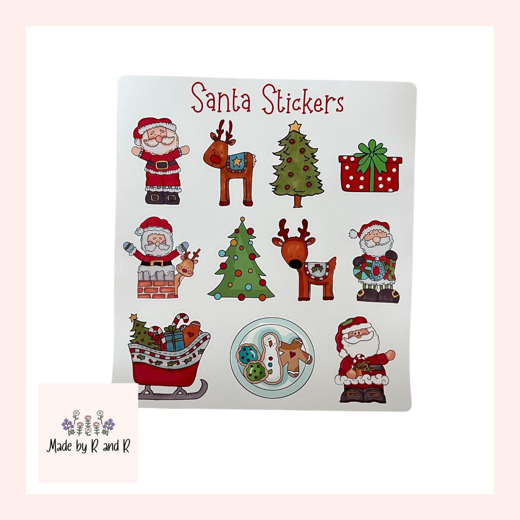 Santa Stickers
