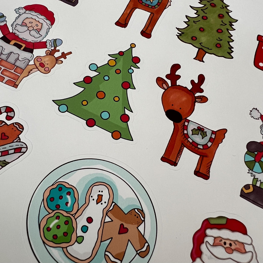 Santa Stickers