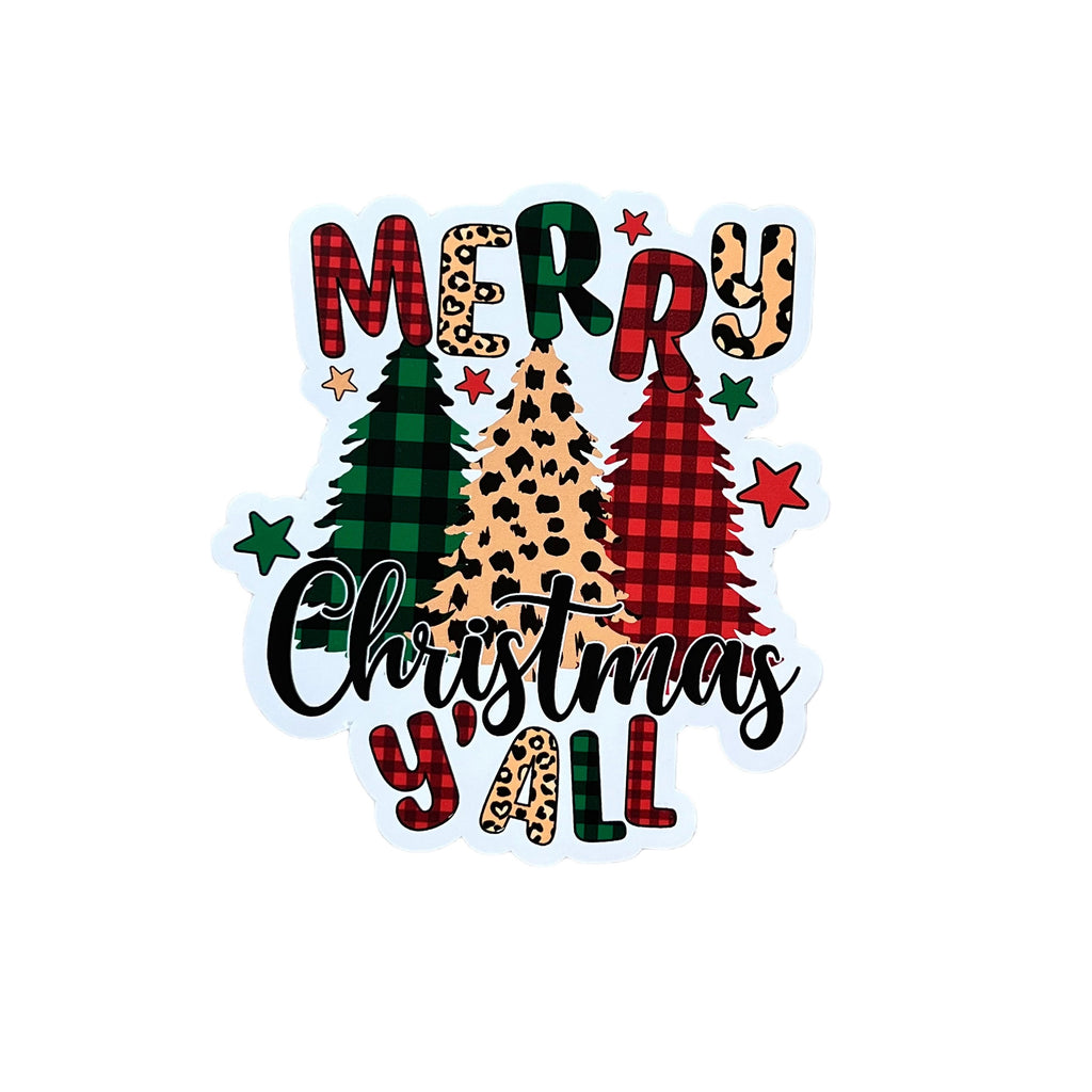 Merry Christmas Y'all Sticker