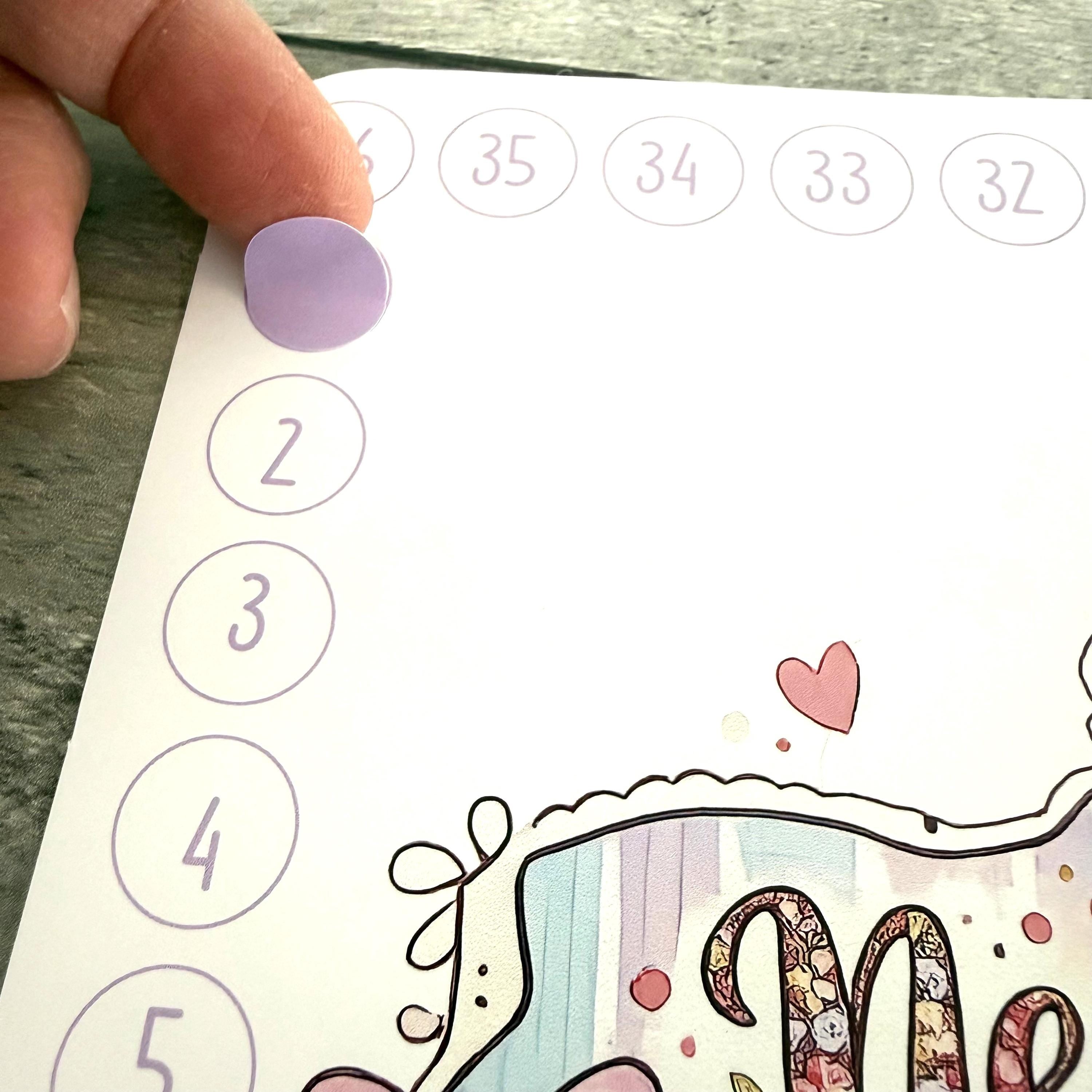 State Travel Countdown Activity Sticker (Choose One) From Made By R And R