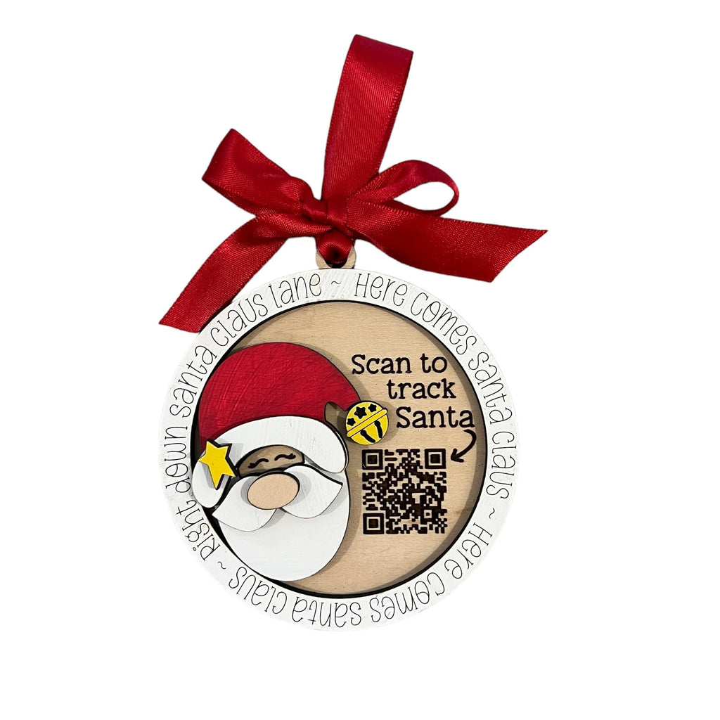 Santa Tracker Ornaments (Choose One)