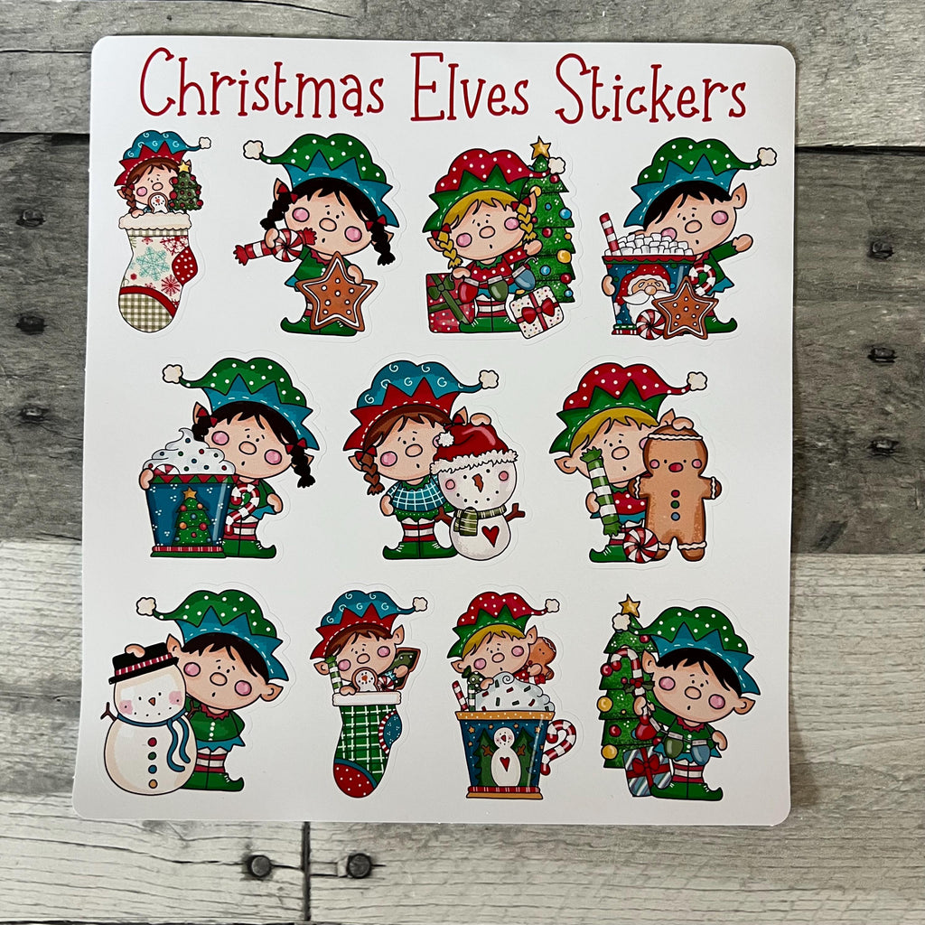 Christmas Elves Stickers