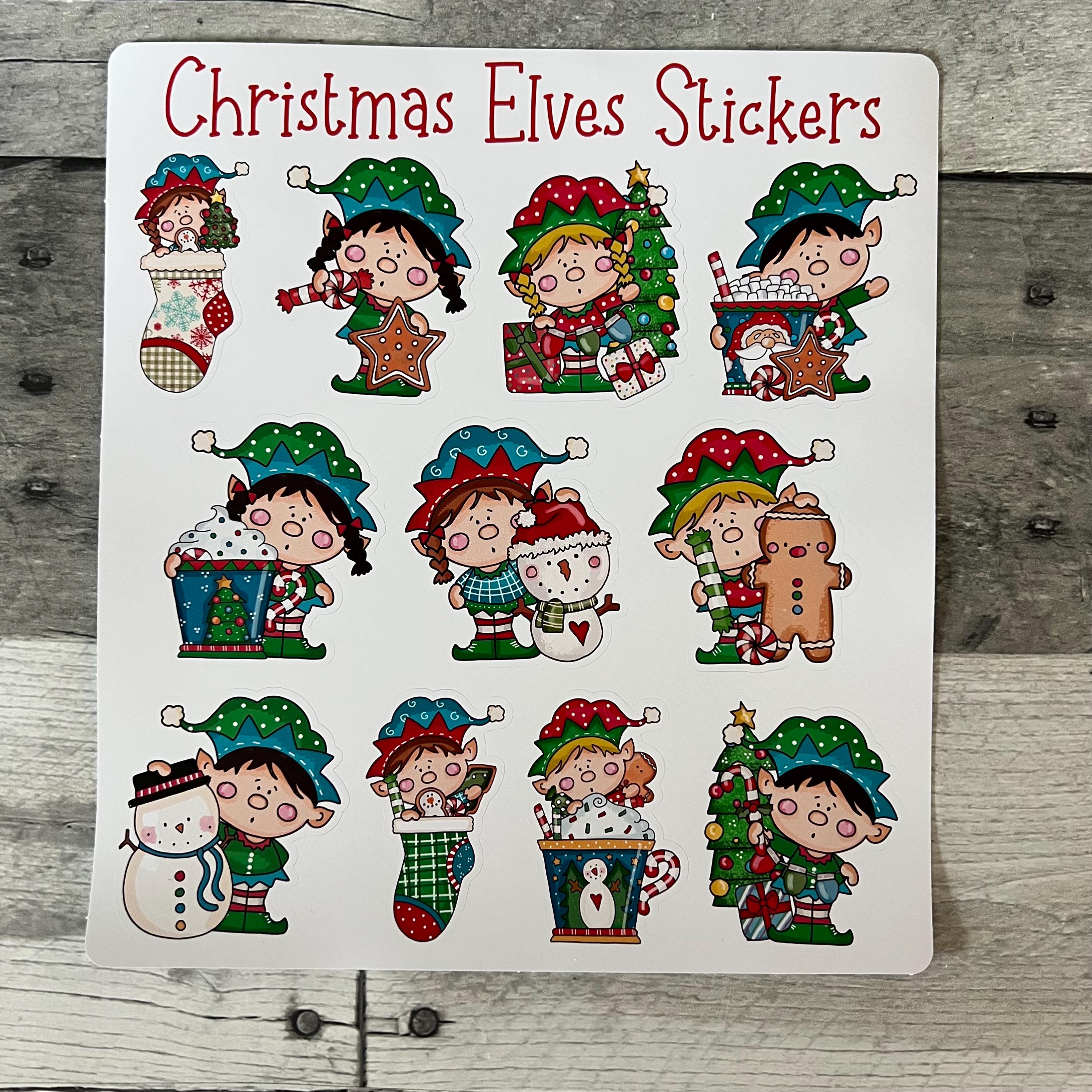 Christmas Elves Stickers