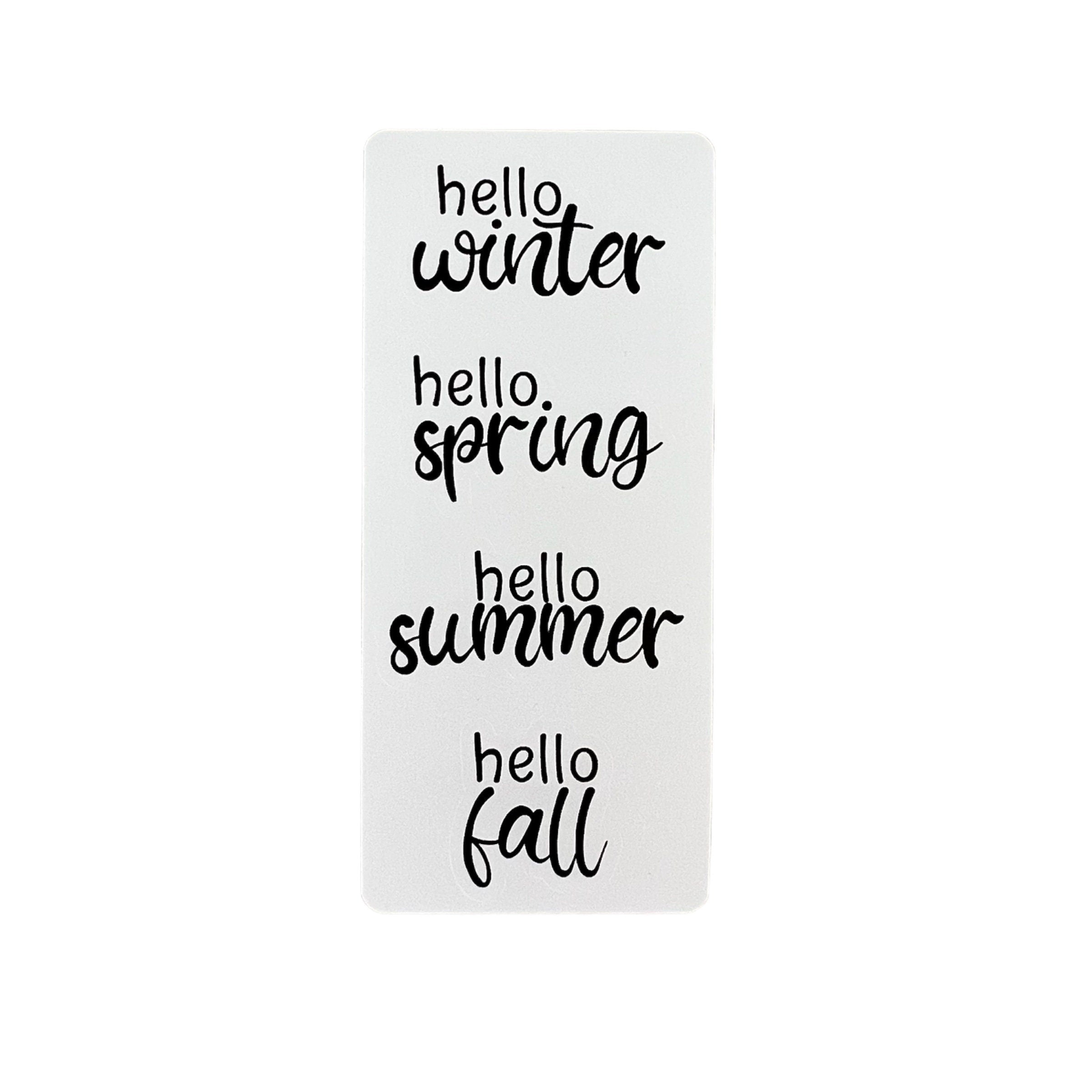 Hello Seasons Planner Sticker Set