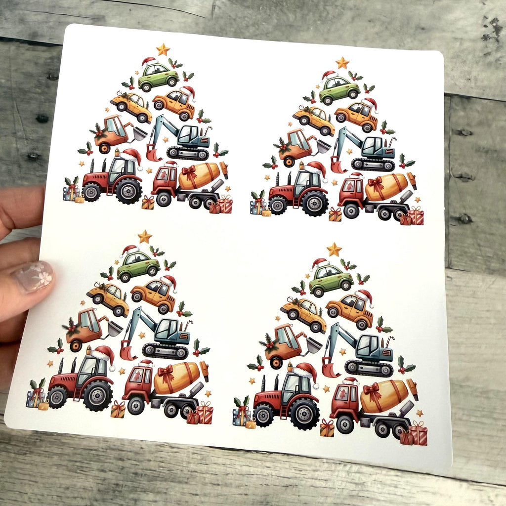 Vehicle Christmas Stickers (set of 4)
